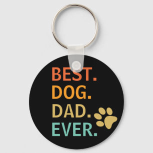 Llavero mejor papá perro del mundo, regalo para pa