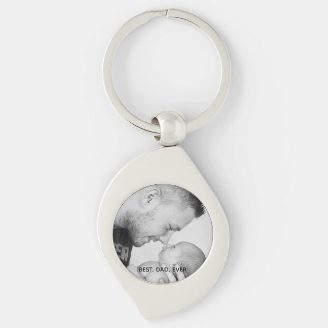 Llavero Mejor Papá Personalizado (Anverso)
