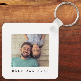 Llavero Mejor Papá Personalizado con Foto Personalizada 