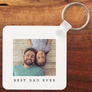 Llavero Mejor Papá Personalizado con Foto Personalizada
