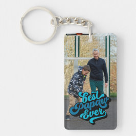 Llavero Mejor Papaw Ever | Foto del abuelo