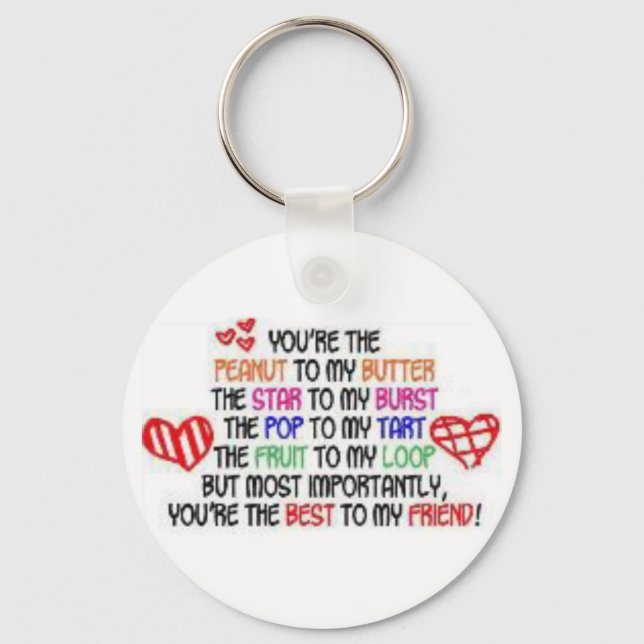 Llavero mejor para mi amigo (Anverso)