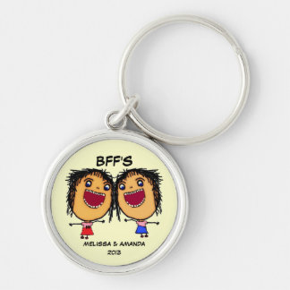 Llavero Mejor Personalizado de amigos para siempre diverti