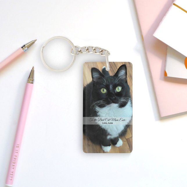 Llavero Mejor Personalizado de gatos de mamá de todos los  (Subido por el creador)