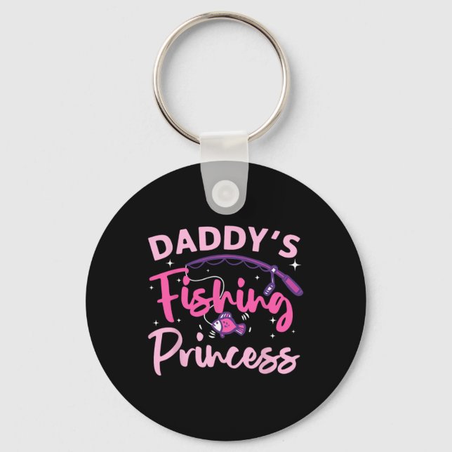 Llavero Mejor Pesca Para Mujeres Chicas Niños B Príncipes  (Anverso)