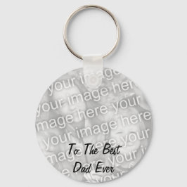 LLAVERO MEJOR PLANTILLA DE LA PADRE DE LA FOTO KEYCHAIN