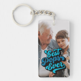 Llavero Mejor Pops jamás | Foto del abuelo