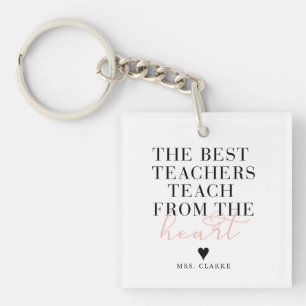 Llavero Mejor profesor de escritura moderna chicTeacher re