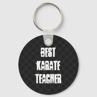 Llavero Mejor profesor de karate Regalo negro y negro grun