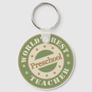 Llavero Mejor Profesor de Preescolar del Mundo
