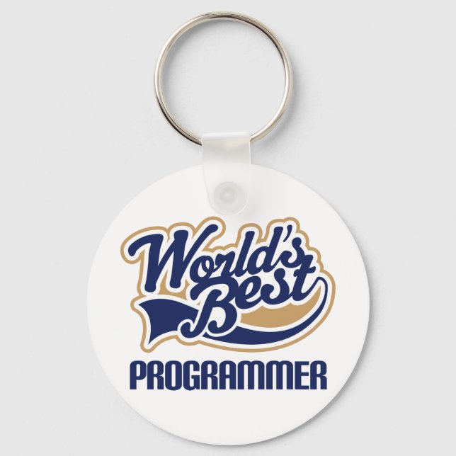 Llavero Mejor Programador del Mundo (Anverso)
