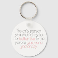 Mejor Que Ayer Keychain