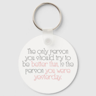 Llavero Mejor Que Ayer Keychain