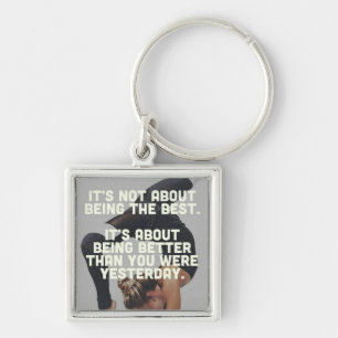 Llavero Mejor que ayer - Motivación del yoga femenino