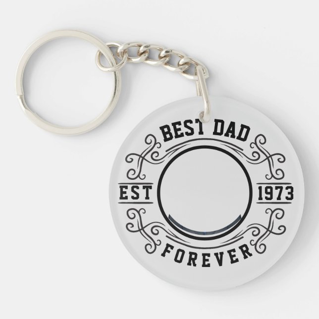 Llavero Mejor regalo de cumpleaños para siempre (Frente)