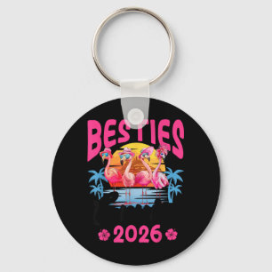 Llavero Mejores Amigas Crucero 2026 Flamingo Verano Mejor