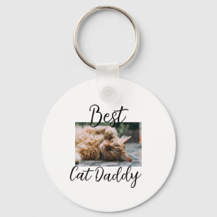 Llavero Mejores padres gato Daddy mascota foto papá mamá s