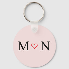 Llavero Mejores parejas rosadas y negras