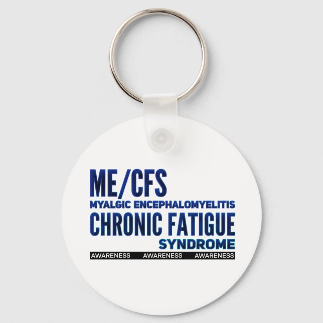 Llavero Melancolía crónica de la fatiga del ME/CFS (Anverso)