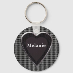 Llavero Melanie robó la llave del corazón