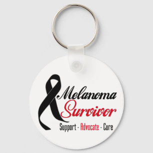 Llavero Melanoma Survivor Ribbon