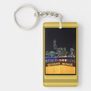 Llavero Melbourne Australia CBD Luces nocturnas