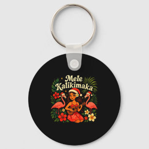 Llavero Mele Kalikimaka Chica Hawaiana Hula Navidad Troca