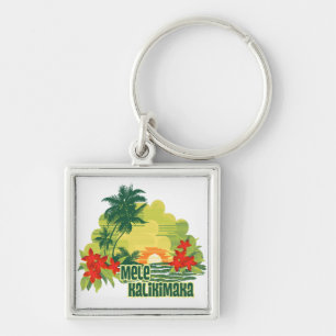 Llavero Mele Kalikimaka Navidades de la Isla Tropical de H