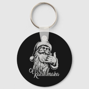 Llavero Mele Kalikimaka Papá Noel Navidad hawaiano Haw
