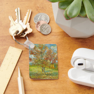 Llavero Melocotonero en Flor por Vincent van Gogh