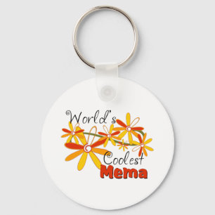 Llavero Mema más fresco del mundo floral