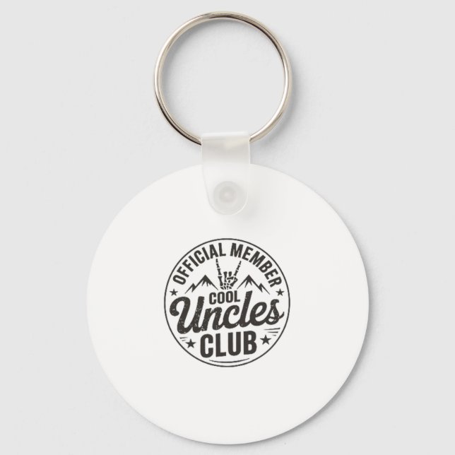 Llavero Member Cool Uncles Club Funny Uncle Father's Day  (Anverso)
