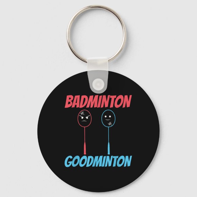 Llavero Meme de raqueta de bádminton Goodminton (Anverso)