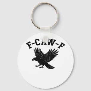 Llavero Meme divertido de moda F-Caw-F