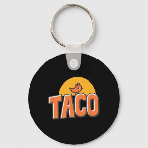 Llavero Meme Divertido de Pollo Taco Tendencia Trump Siemp