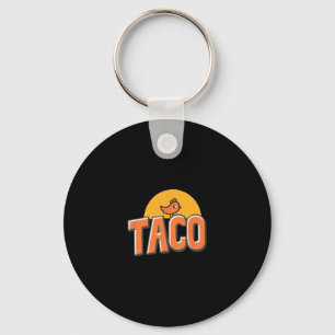 Llavero Meme Divertido de Pollo Taco Tendencia Trump Siemp