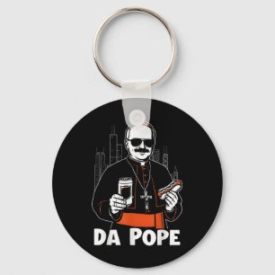 Llavero Meme divertido del Papa León Xiv Da Pope