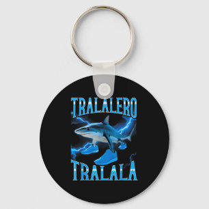 Llavero Meme italiano surrealista de cerebro podrido Trala