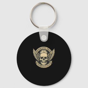 Llavero Memento Mori Tempus Fugit Latin Stoic Cita Premiu