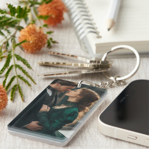 Llavero Memoria de Rectángulo de Foto Personalizada de una