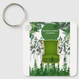 Llavero Memoria tranquila en la naturaleza y diseño nostál