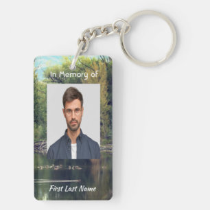 Llavero Memorial cristiano Keepsake Lake Pond Park Ducks