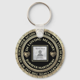 Llavero Memorial de la foto con memoria amorosa