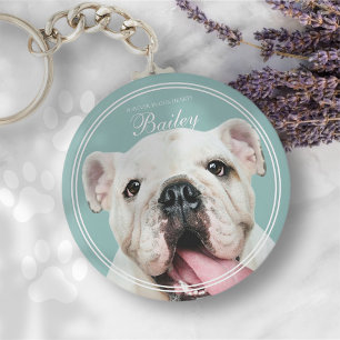 Llavero Memorial Para Mascotas Clásicos Fotografía