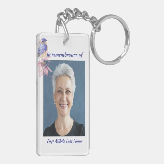 Llavero Memorial Poema Cristiano Pájaro Ajano (Atrás Izquierda)