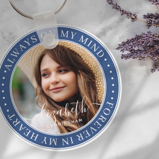 Llavero Memorial siempre en mi mente Elegante cadena fotog (Subido por el creador)