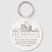 Memphis, línea estilizada TN | Lema Personalizado