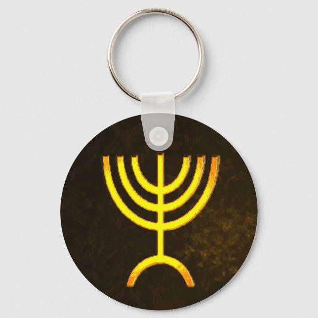Llavero Menorah Flame (Anverso)
