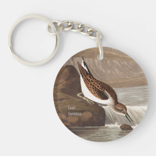 Llavero Menos Sandpiper, Audubon, Birdwatcher Birder, Bird