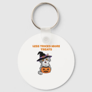 Llavero Menos Trucos Más Regalos De Halloween Camiseta Clá